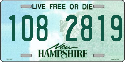 NH license plate 1082819