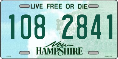 NH license plate 1082841