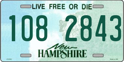 NH license plate 1082843