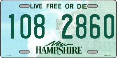 NH license plate 1082860