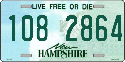 NH license plate 1082864