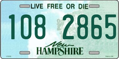 NH license plate 1082865