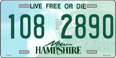 NH license plate 1082890