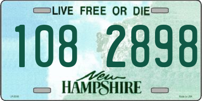 NH license plate 1082898