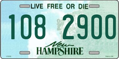 NH license plate 1082900