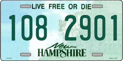NH license plate 1082901