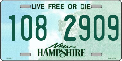 NH license plate 1082909