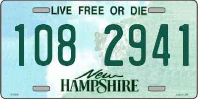 NH license plate 1082941