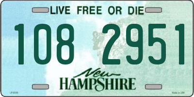 NH license plate 1082951