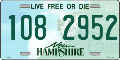 NH license plate 1082952