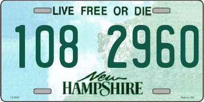 NH license plate 1082960