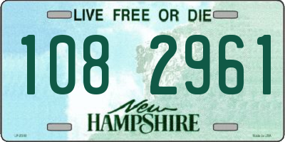 NH license plate 1082961