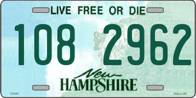 NH license plate 1082962