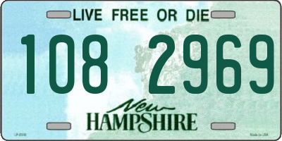 NH license plate 1082969