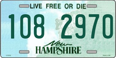 NH license plate 1082970