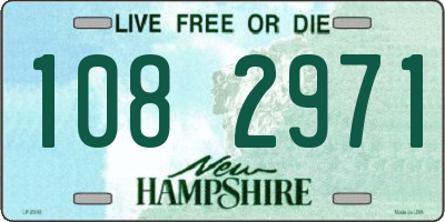 NH license plate 1082971