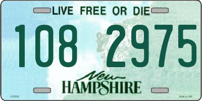 NH license plate 1082975