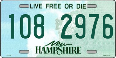 NH license plate 1082976