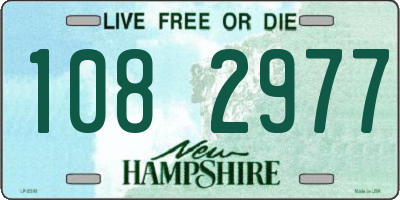 NH license plate 1082977