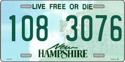 NH license plate 1083076