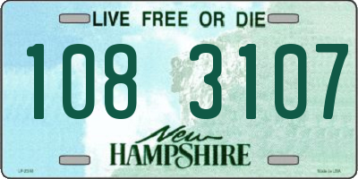 NH license plate 1083107