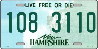 NH license plate 1083110