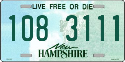 NH license plate 1083111
