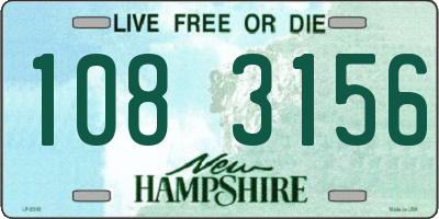 NH license plate 1083156