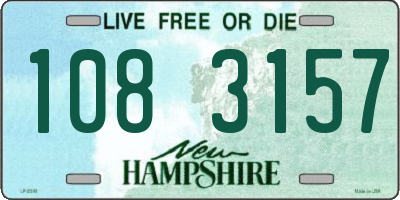 NH license plate 1083157
