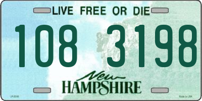 NH license plate 1083198