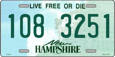 NH license plate 1083251