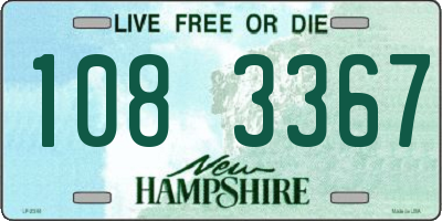 NH license plate 1083367