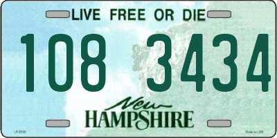 NH license plate 1083434