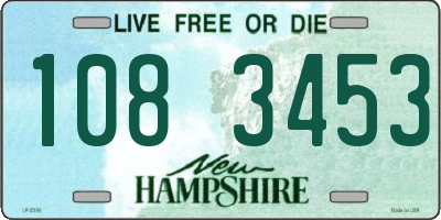 NH license plate 1083453