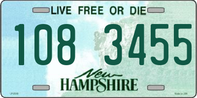 NH license plate 1083455