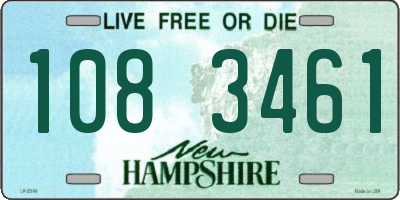 NH license plate 1083461