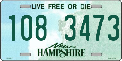 NH license plate 1083473