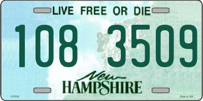 NH license plate 1083509
