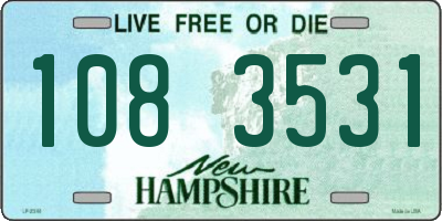 NH license plate 1083531
