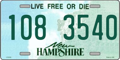 NH license plate 1083540
