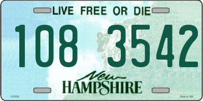 NH license plate 1083542