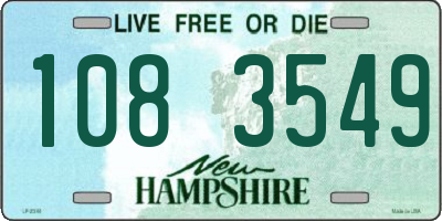 NH license plate 1083549