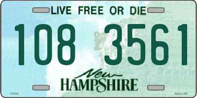NH license plate 1083561