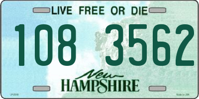 NH license plate 1083562