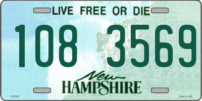 NH license plate 1083569