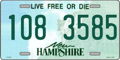 NH license plate 1083585
