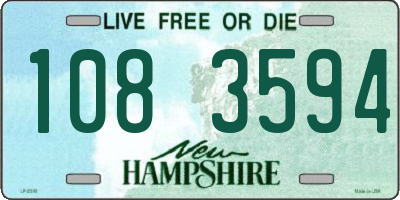 NH license plate 1083594