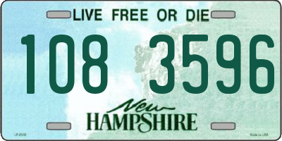 NH license plate 1083596