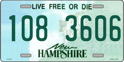 NH license plate 1083606