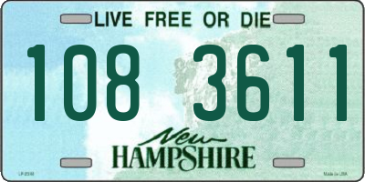 NH license plate 1083611